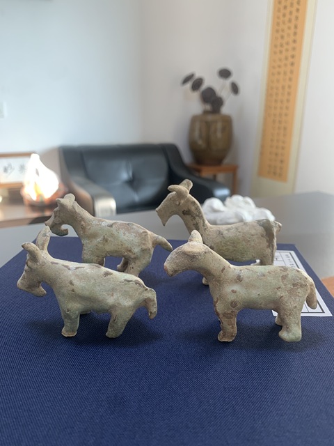 古玩陶瓷漢代鉛釉陶塑真品鑒賞圖