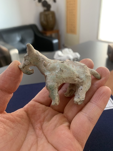 古玩陶瓷漢代鉛釉陶塑真品鑒賞圖