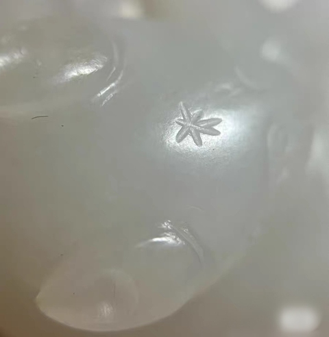 古玩玉器玉一葉獾真品鑒賞圖