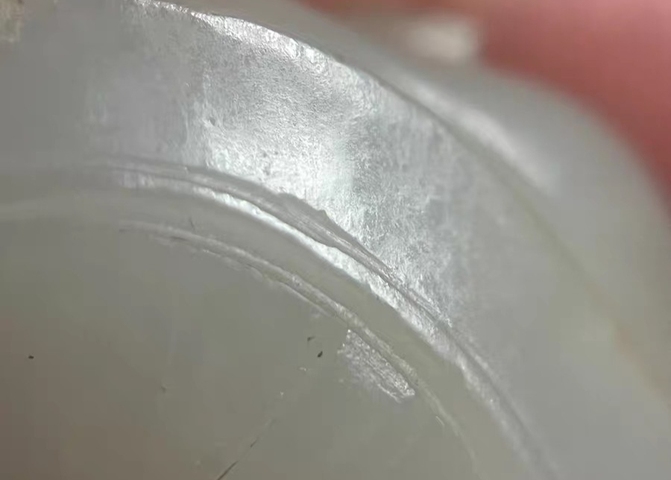 古玩玉器玉一葉獾真品鑒賞圖