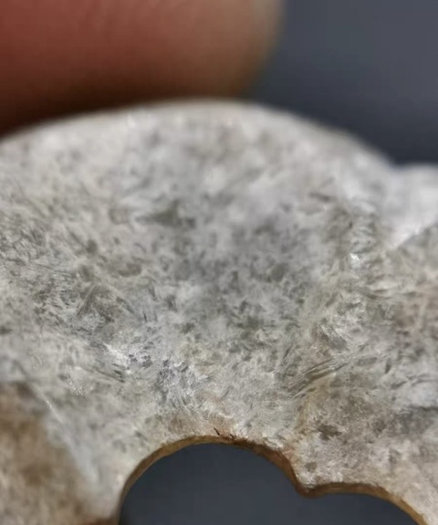 古玩玉器玉雕海棠環真品鑒賞圖