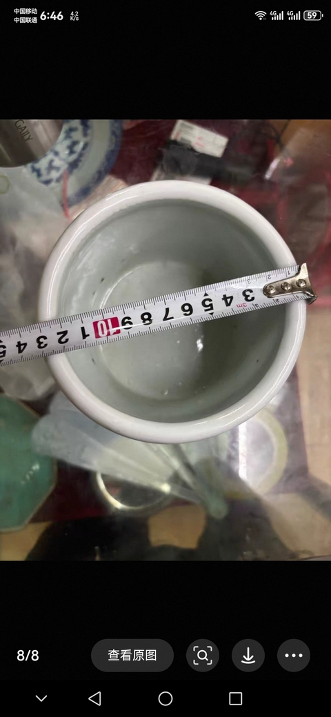 古玩陶瓷青花雙龍戲珠紋香爐真品鑒賞圖