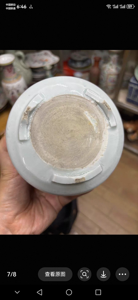 古玩陶瓷青花雙龍戲珠紋香爐真品鑒賞圖