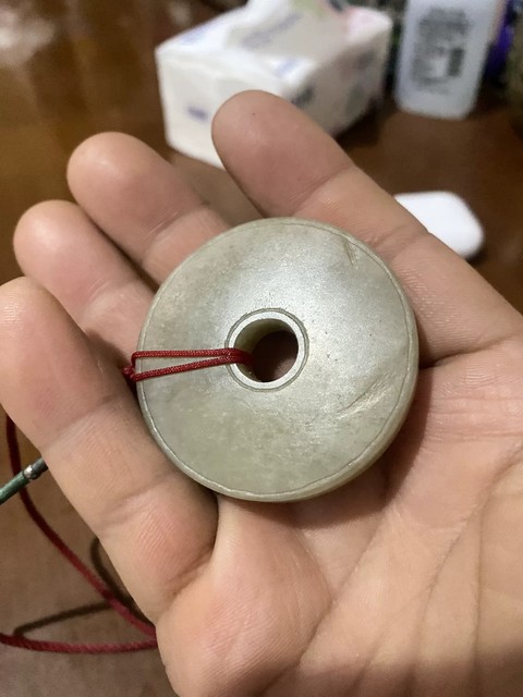 古玩玉器和田玉雕龍紋璧真品鑒賞圖