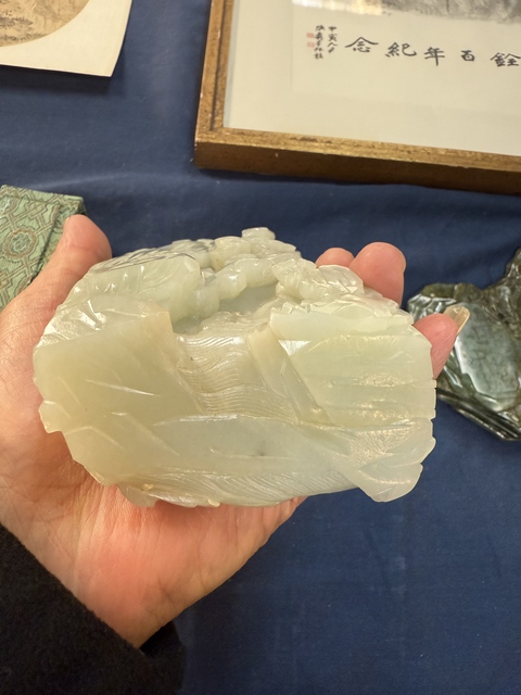 古玩玉器和田玉雕“山子擺件”真品鑒賞圖