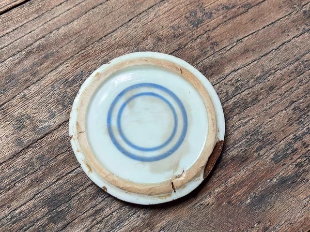 古玩陶瓷鐵拐李青花標本真品鑒賞圖