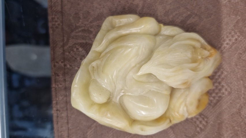 古玩雜項壽山芙蓉石擺件真品鑒賞圖