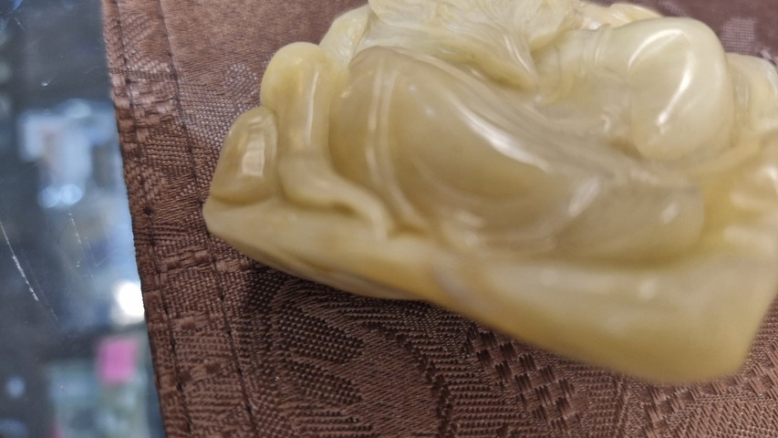 古玩雜項壽山芙蓉石擺件真品鑒賞圖