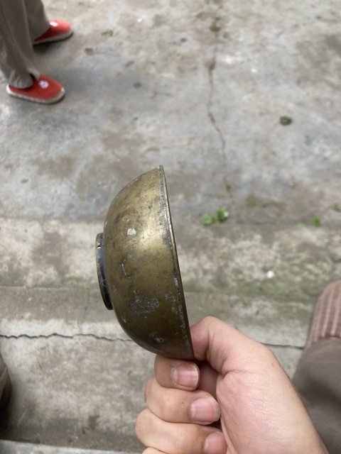 古玩銅器銅碗真品鑒賞圖