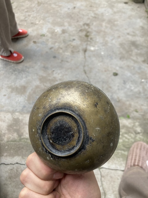 古玩銅器銅碗真品鑒賞圖