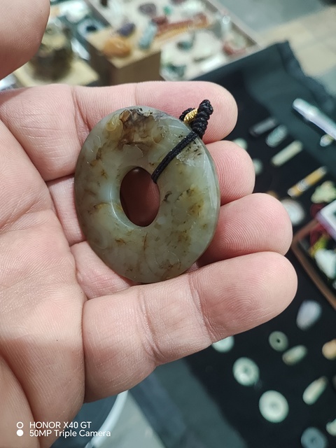 古玩玉器和田玉雕“螭龍紋璧”真品鑒賞圖