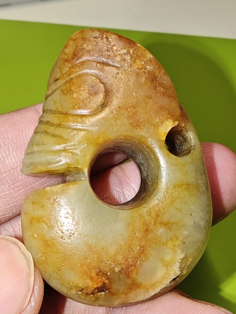 古玩玉器仿古玉龍真品鑒賞圖