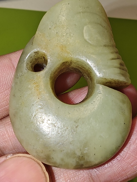 古玩玉器仿古玉龍真品鑒賞圖