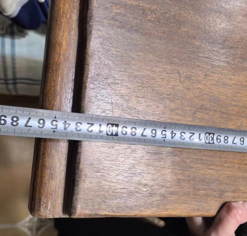 古玩雜項木頭卷幾真品鑒賞圖