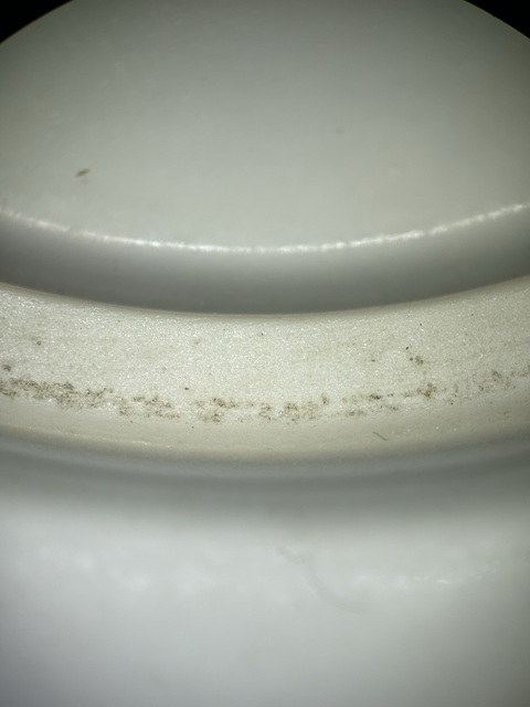 古玩陶瓷清嘉慶 青花龍鳳紋小碟真品鑒賞圖