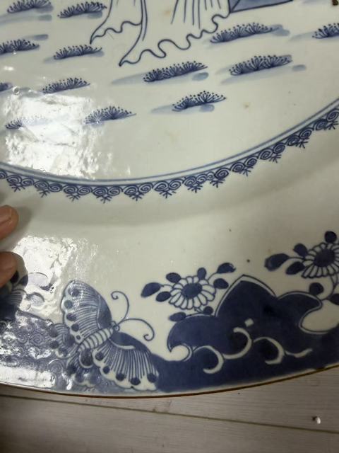 古玩陶瓷青花盤真品鑒賞圖