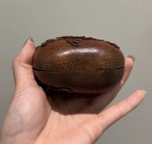 古玩雜項(xiàng)竹刻葫蘆真品鑒賞圖