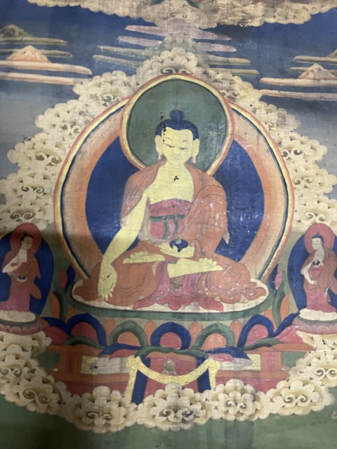 古玩字畫佚名唐卡佛像真品鑒賞圖