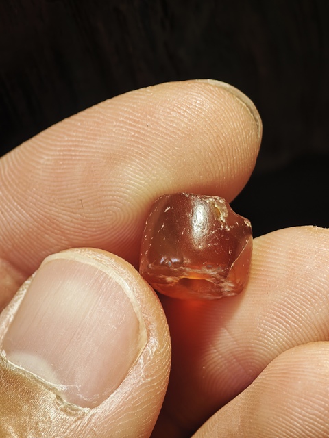 古玩玉器西亞老瑪瑙珠真品鑒賞圖