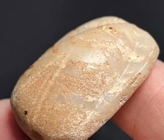 古玩玉器仿古玉蟬真品鑒賞圖