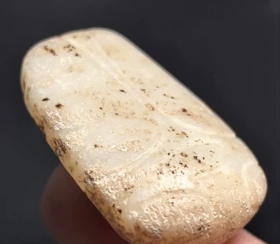 古玩玉器仿古玉蟬真品鑒賞圖