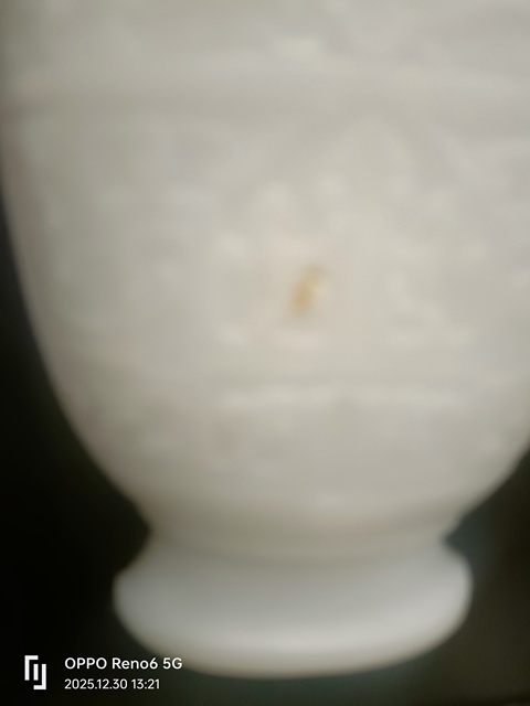 古玩玉器“乳化玻璃”鑲嵌案屏真品鑒賞圖