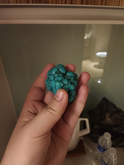 古玩玉器綠松石隨型真品鑒賞圖