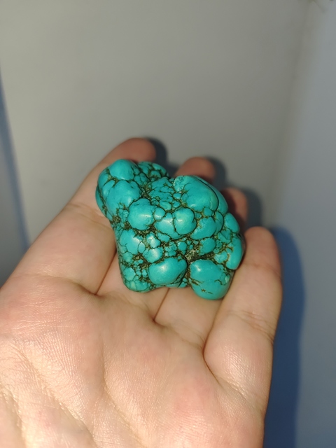 古玩玉器綠松石隨型真品鑒賞圖