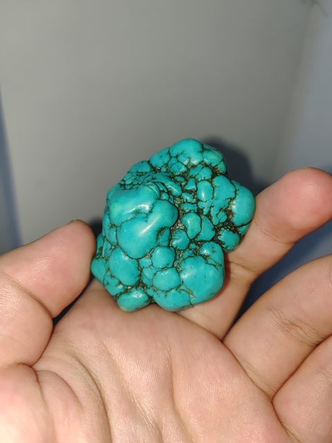 古玩玉器綠松石隨型真品鑒賞圖