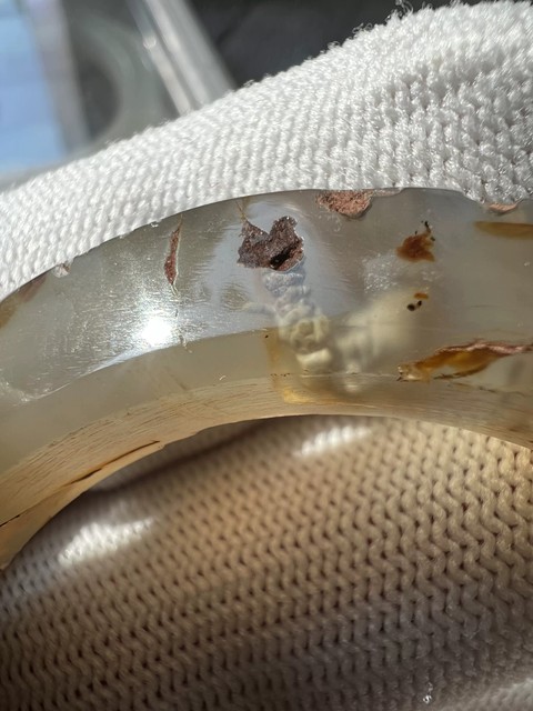 古玩玉器瑪瑙飛碟環(huán)真品鑒賞圖