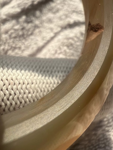 古玩玉器瑪瑙飛碟環(huán)真品鑒賞圖