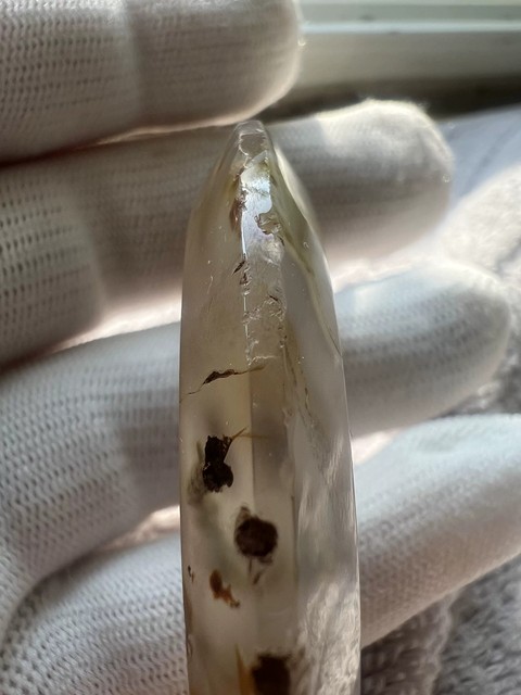 古玩玉器瑪瑙飛碟環(huán)真品鑒賞圖