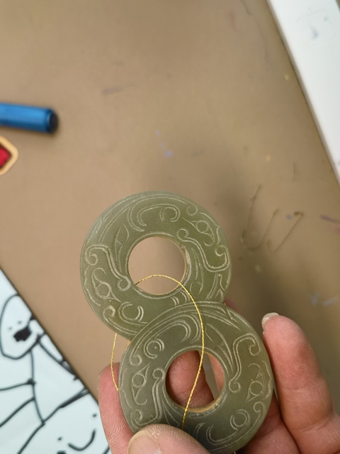 古玩玉器仿古玉璧真品鑒賞圖