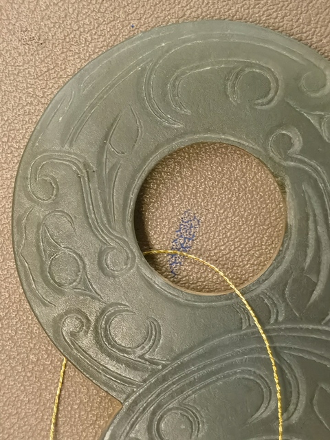 古玩玉器仿古玉璧真品鑒賞圖