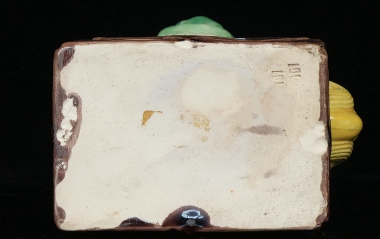 古玩陶瓷素三彩獅子瓷塑一對真品鑒賞圖