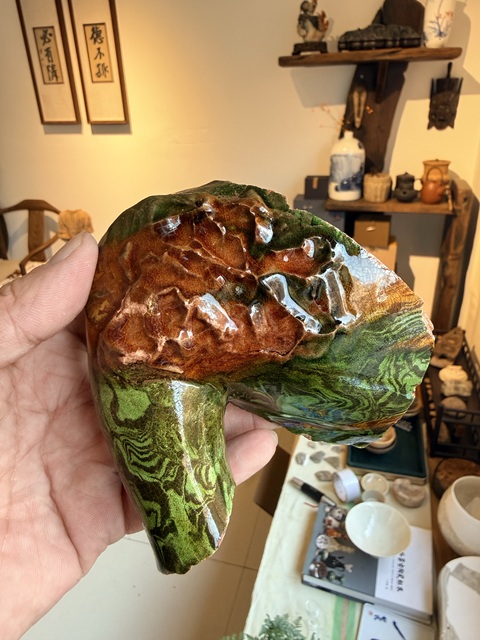 古玩陶瓷攪胎瓷殘片真品鑒賞圖