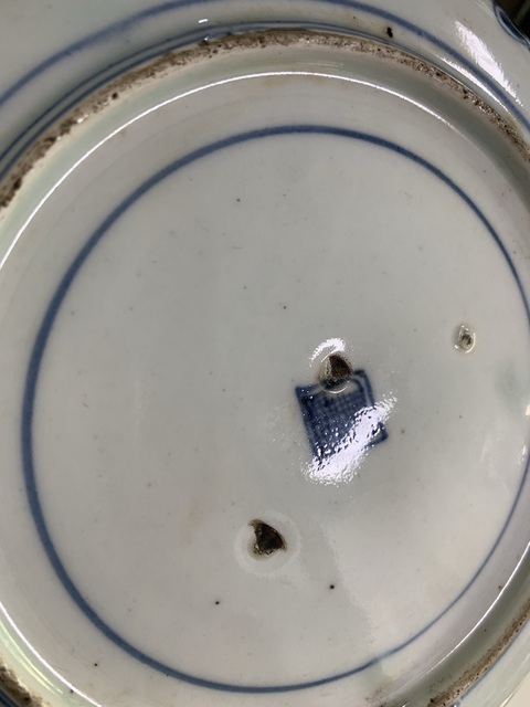 古玩陶瓷過墻龍盤真品鑒賞圖