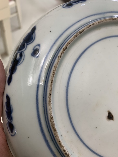 古玩陶瓷過墻龍盤真品鑒賞圖