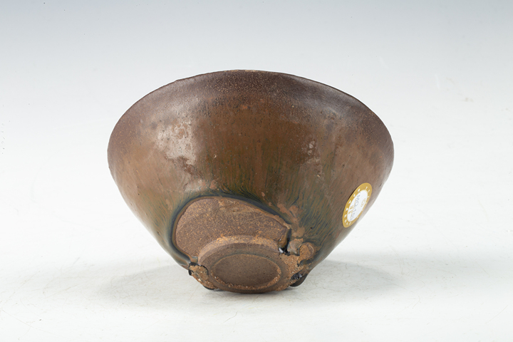 古玩陶瓷明以前·建窯柿紅釉兔毫盞拍賣，當(dāng)前價格4656元