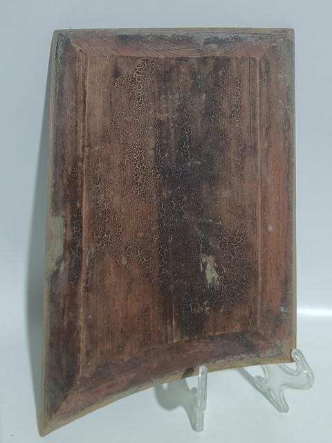 古玩雜項木雕板真品鑒賞圖