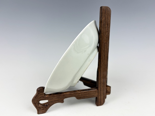 古玩陶瓷民國·藍地粉彩瓜瓞綿綿盤拍賣，當前價格249元