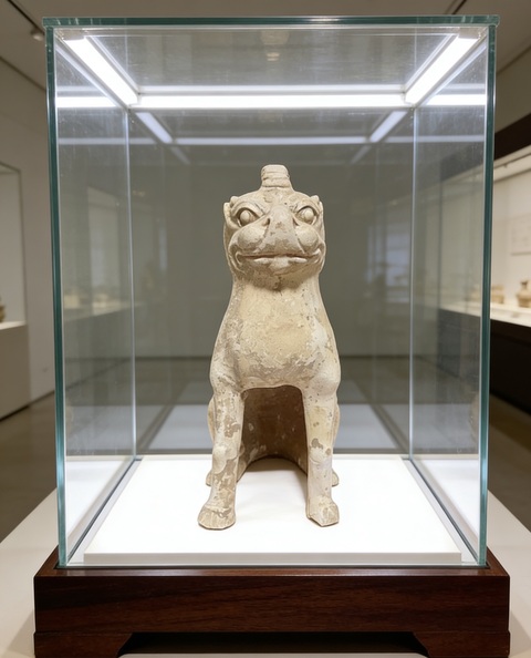 古玩陶瓷隋青·獸（博物館同款）拍賣，當前價格3800元