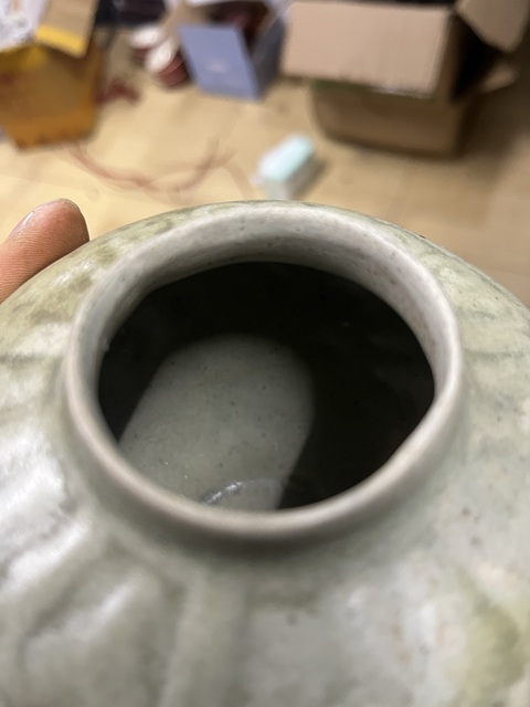 古玩陶瓷龍泉罐真品鑒賞圖