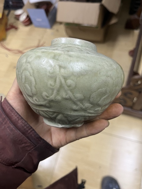 古玩陶瓷龍泉罐真品鑒賞圖