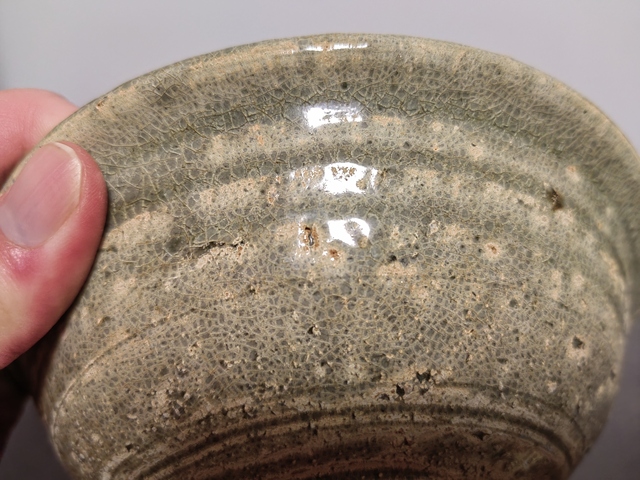 古玩陶瓷青釉小碗真品鑒賞圖