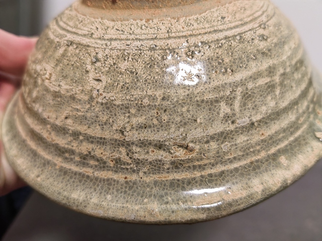 古玩陶瓷青釉小碗真品鑒賞圖