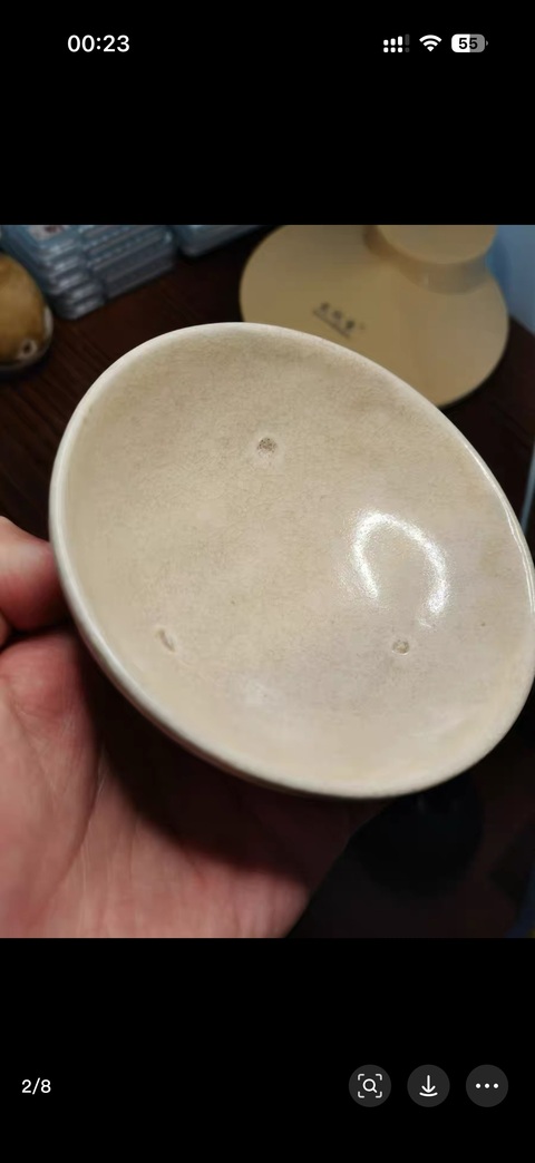 古玩陶瓷白釉碗真品鑒賞圖