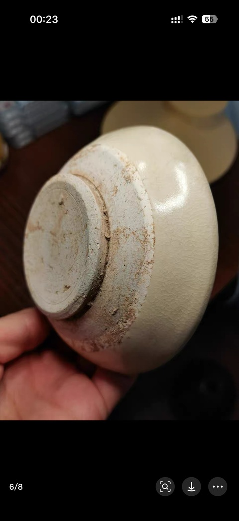 古玩陶瓷白釉碗真品鑒賞圖