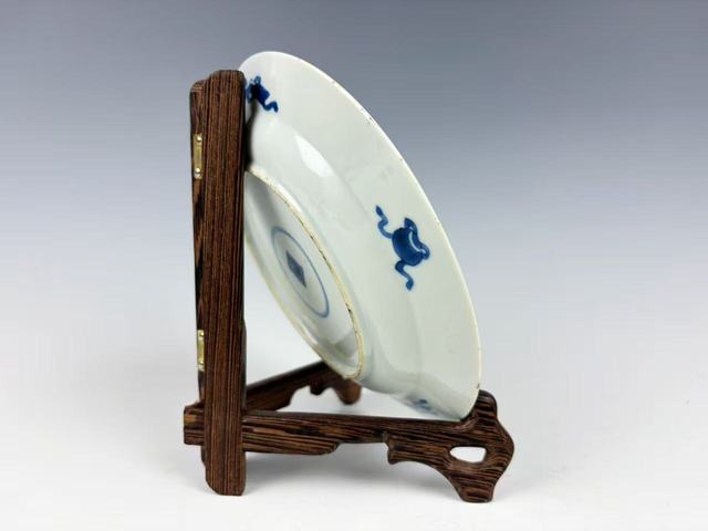 古玩陶瓷清康熙·青花魚化龍盤拍賣，當前價格1454元