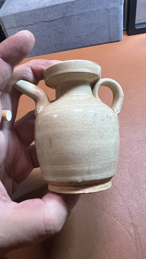 古玩陶瓷青白釉水注真品鑒賞圖